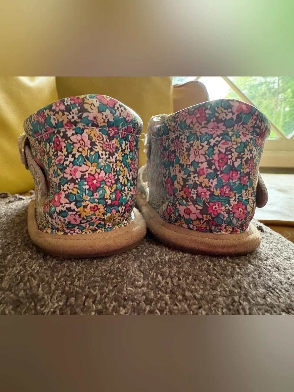 Little Love Bug Floral Closel Toe Sandal